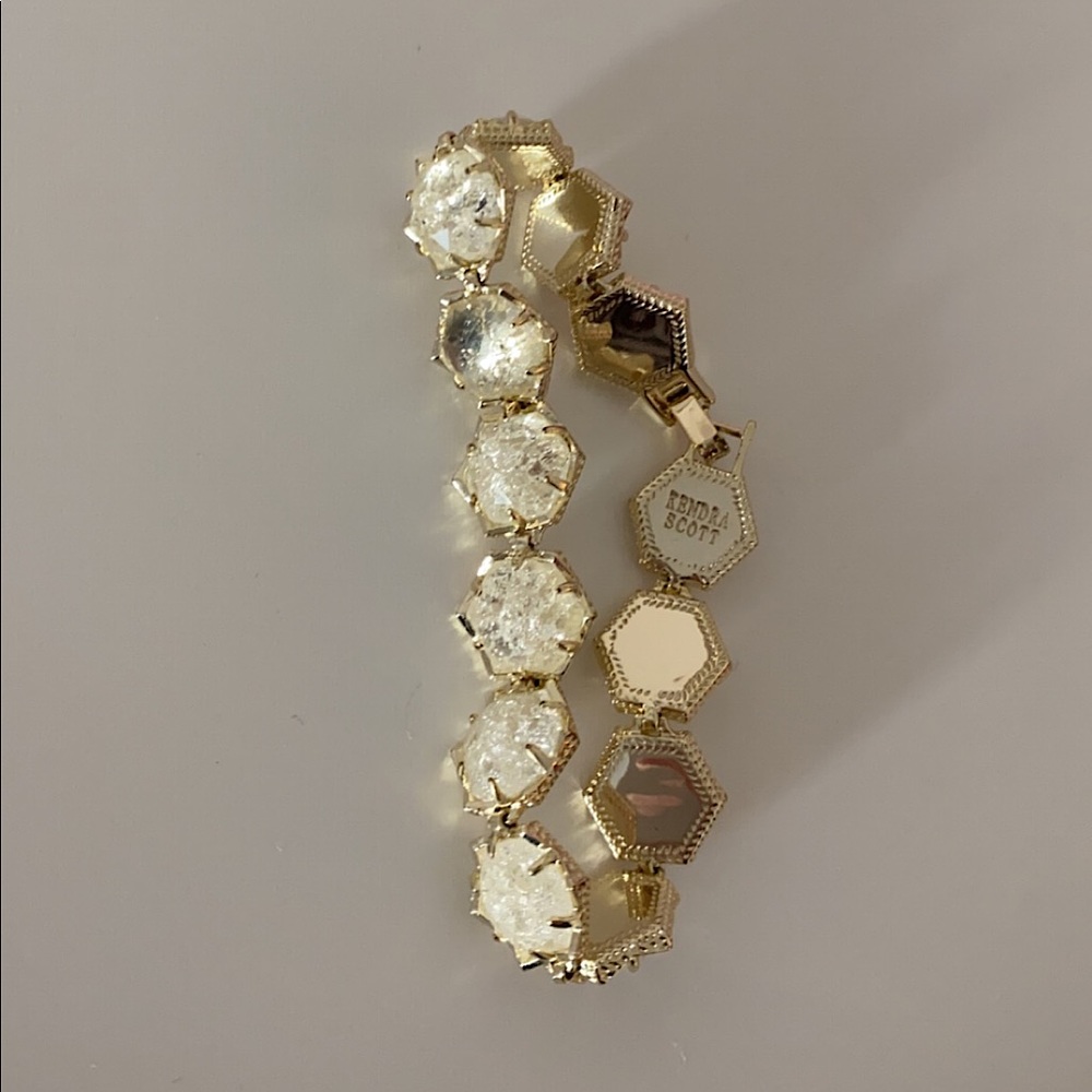 Kendra Scott Grace Link Bracelet in Crackle Crystal